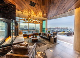 8th floor lounge and firepit